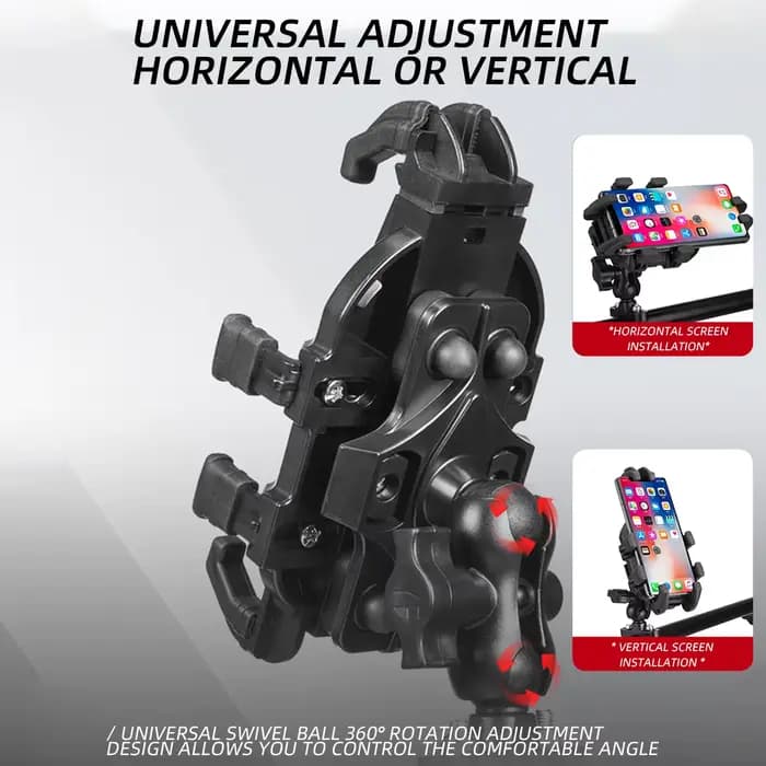 Support de téléphone antichoc pour moto