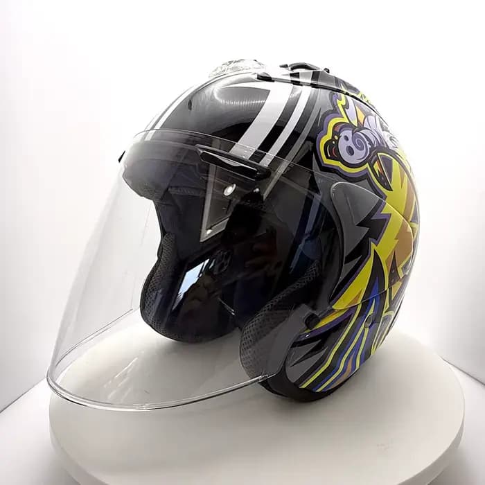 Casque de moto demi-coque neutre 2026 VZ-RAM Golden Kirin Big Eyes pour tout-terrain