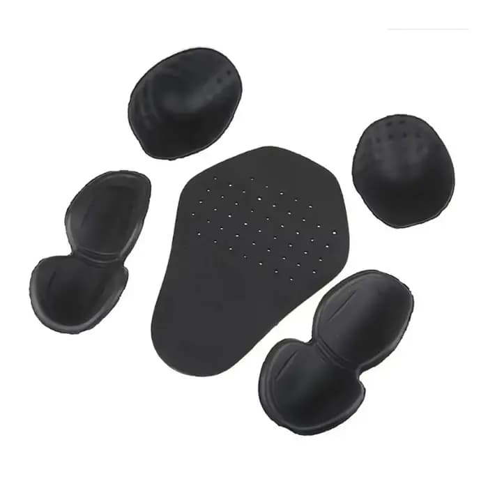 5 pièces/ensemble moto armure veste insérer dos protecteur épaissir haute élasticité cavalier