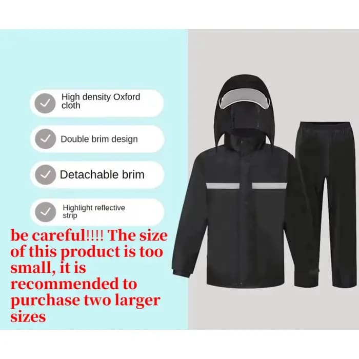 Combinaison imperméable et pantalon de pluie complet pour vélo électrique et moto