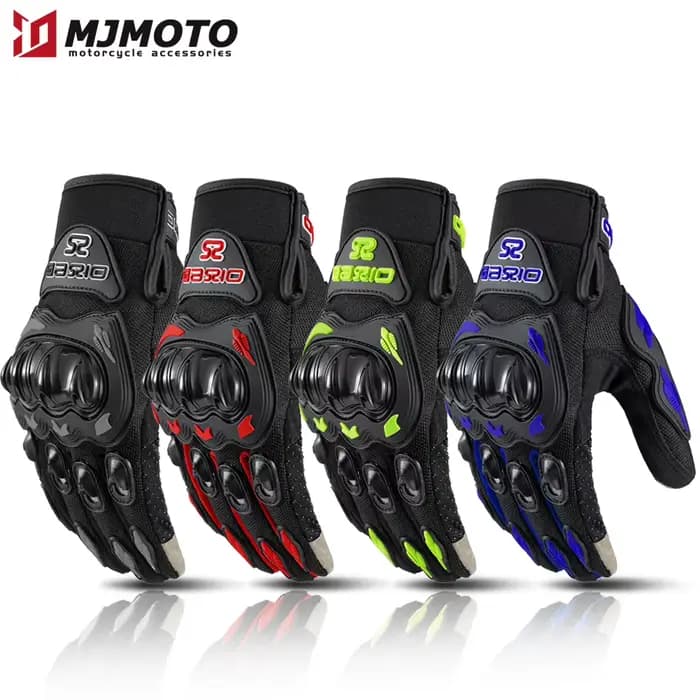 Gants de moto en maille respirante pour hommes et femmes