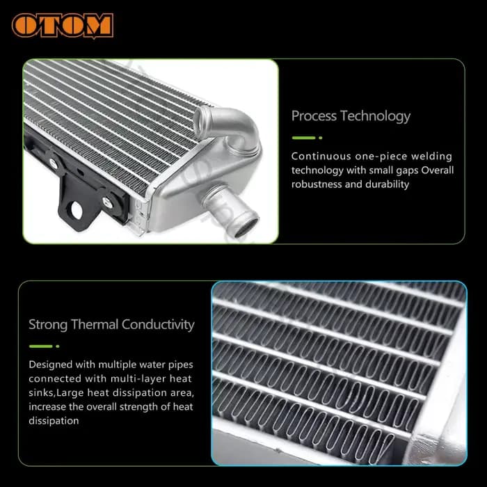 Kit de radiateur gauche et droit pour moto 2023-2026