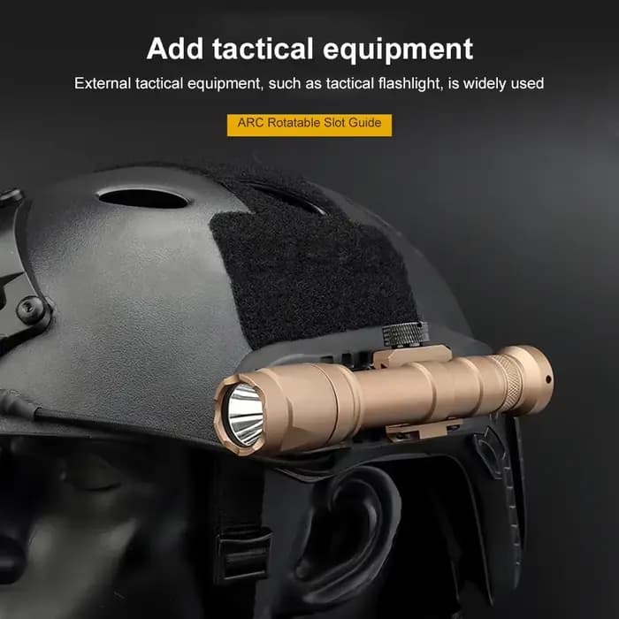 Adaptateur de montage sur rail latéral pour casque