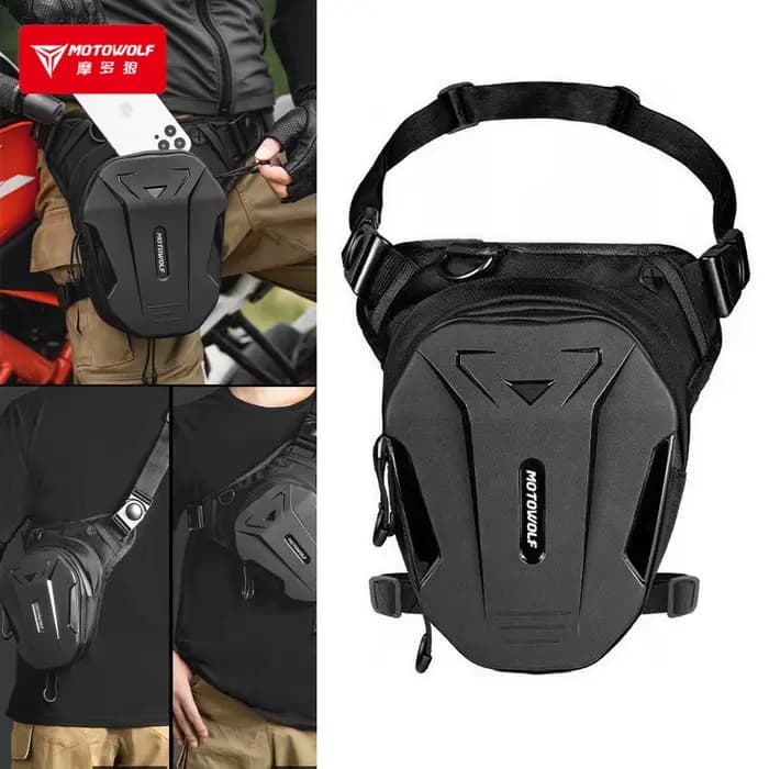 Sacoche de jambe pour moto