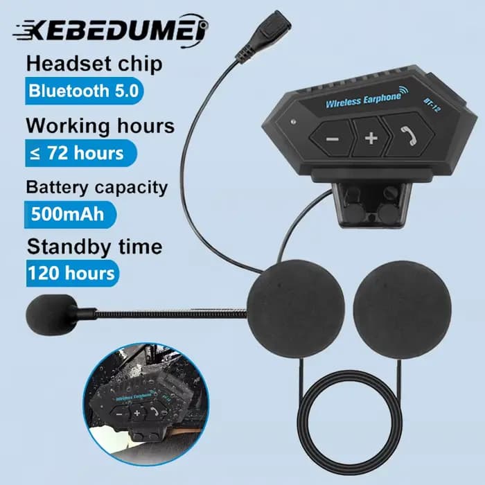 Écouteurs Bluetooth stéréo pour moto