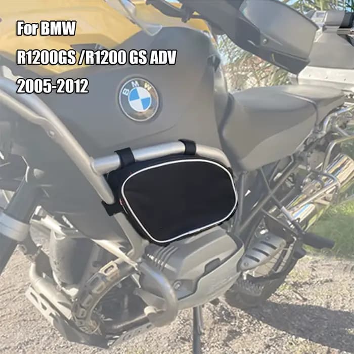 Sac de rangement pour barres de protection de cadre de moto