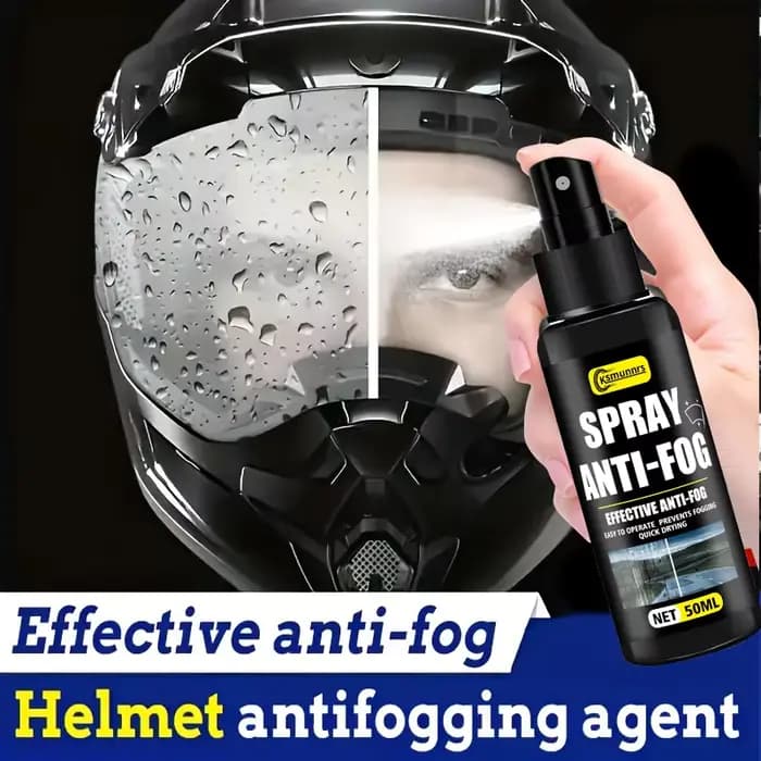 Spray antibuée pour casque de moto