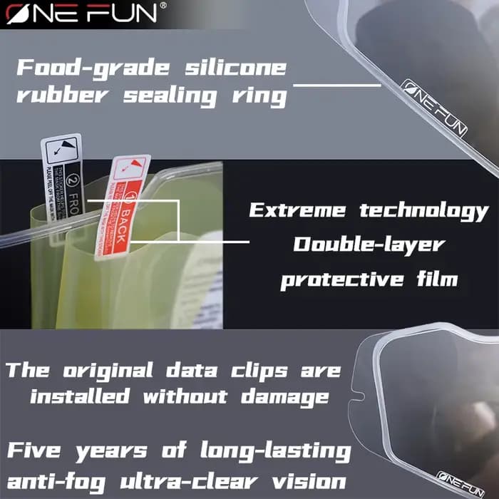 Film anti-buée pour visière de casque SR10