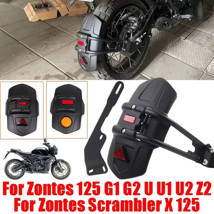 Garde-boue arrière pour moto ZONTES G1 125 G1X ZT125 Z2