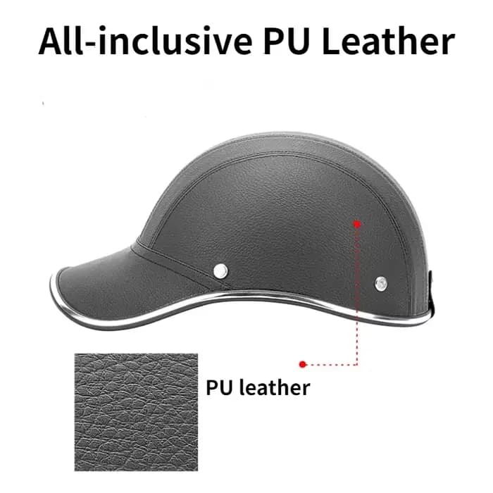 Demi-casque de moto pour homme