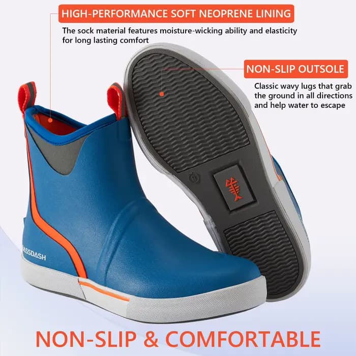 BASSDspatule-Bottes de pont imperméables pour homme