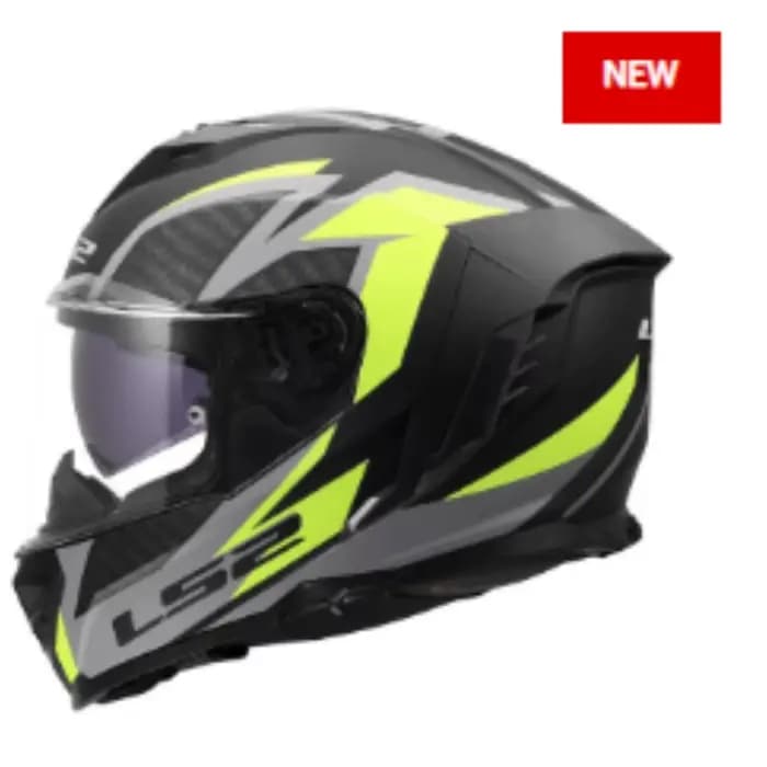 Casque intégral de moto LS2 FF818 STORM3 avec double visière