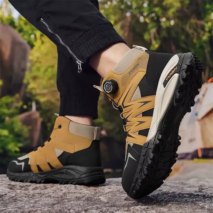 Bottes de moto vertes pour hommes