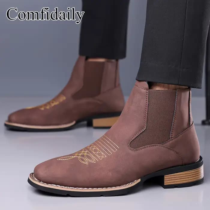 Bottines Chelsea rétro pour hommes