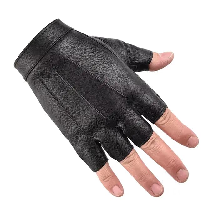 Gants de moto en cuir pour hommes et femmes