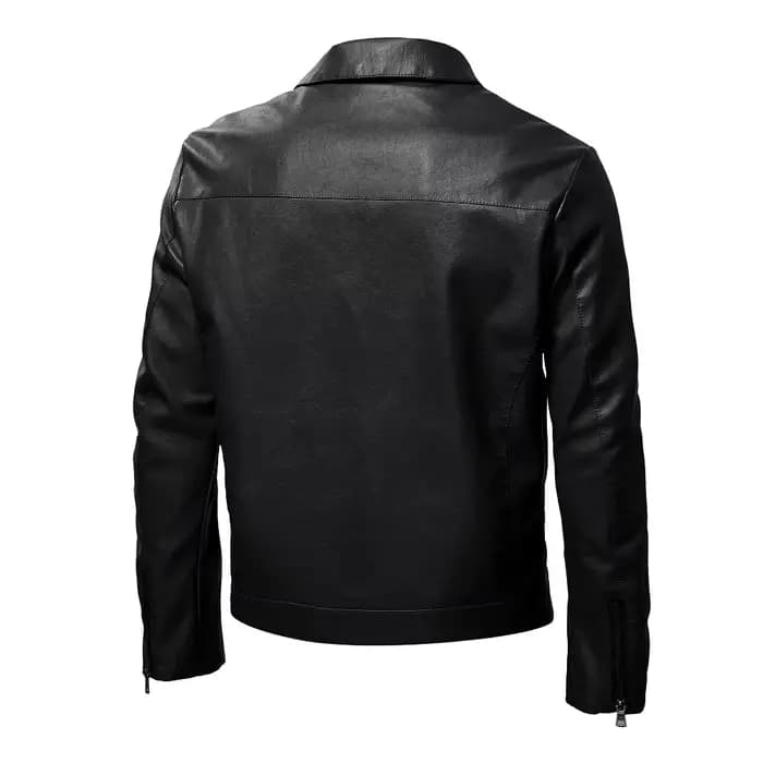 Veste de moto rouge pour hommes