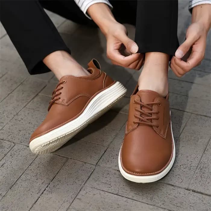 2025 bottes pour hommes mode chaussures de marche simples tendance mode bout large chaussures décontractées chaussures de sport confortables