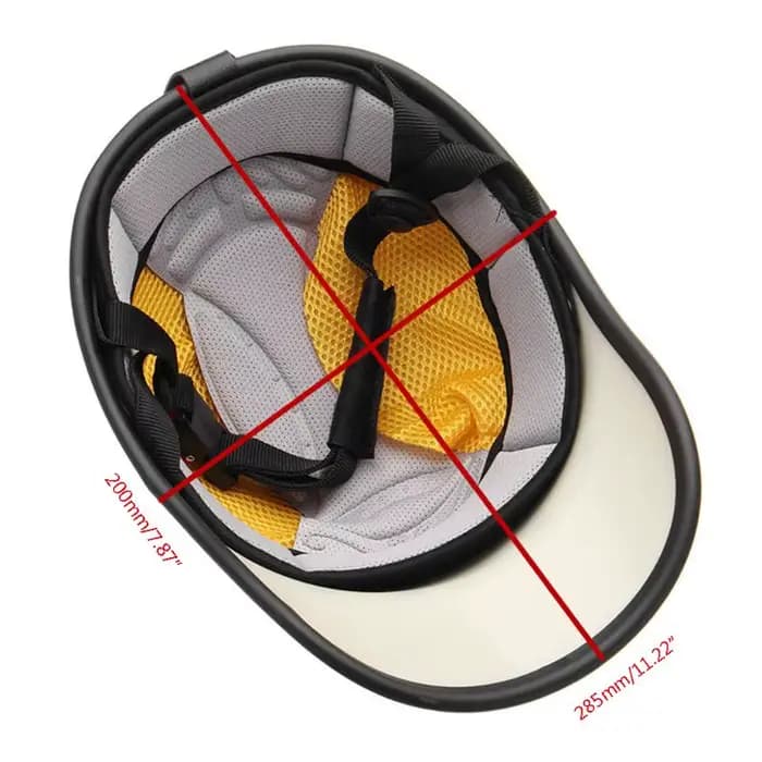 Casque à visage ouvert