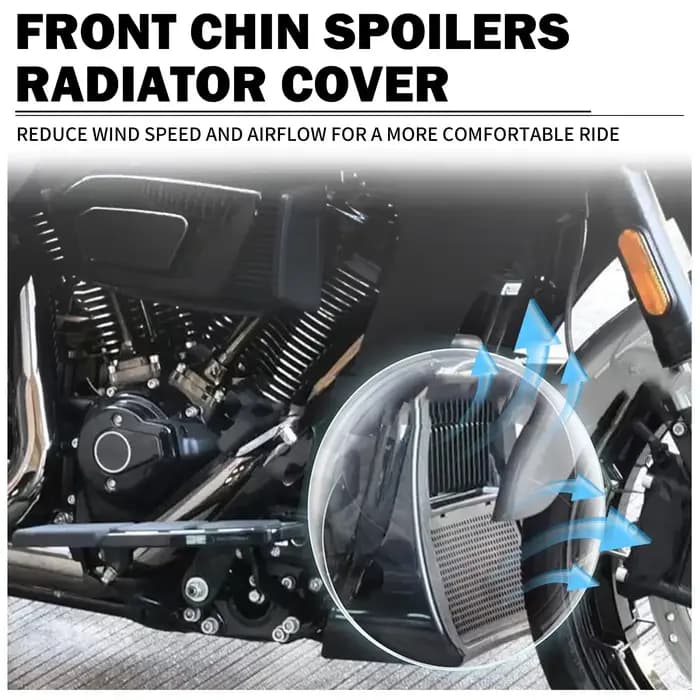 Hurcycles-Spoilers avant de carénage pour Harley