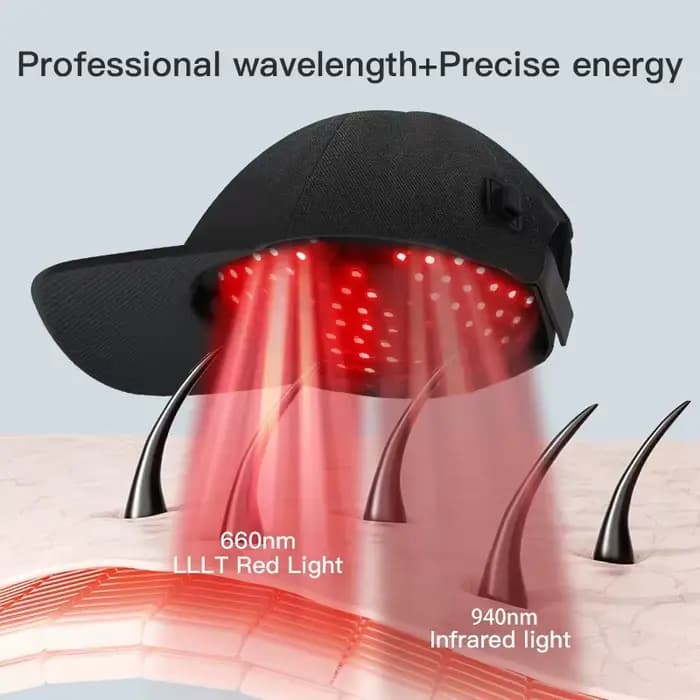 Casque de Croissance Capillaire Anti-Chute et Stimulant la Repousse, 142 LED, Dispositif de Thérapie par la Lumière pour la Repousse des Cheveux, Chapeau de Traitement Relaxant pour la Tête