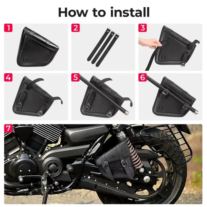 Sac de bras oscillant de moto