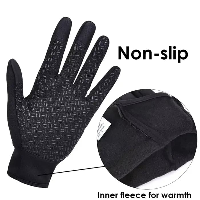 Gants chauds en polaire pour écran tactile