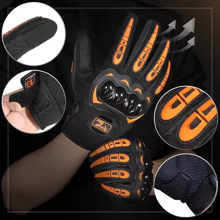 Gants de moto de course pour hommes