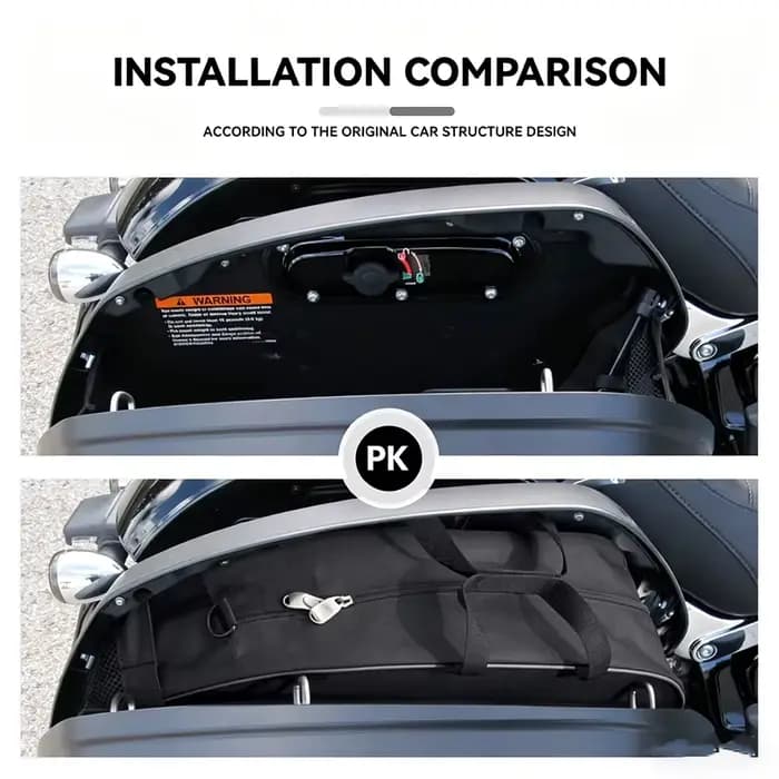 Sacs de rangement rigides pour moto