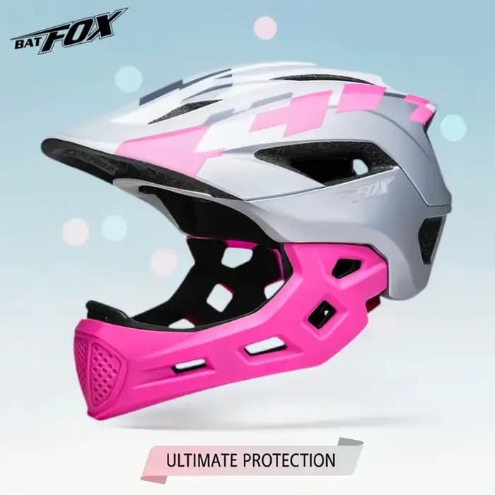 BATFOX enfant détachable casque intégral vtt enfants vélo cyclisme VTT skateboard motorcross