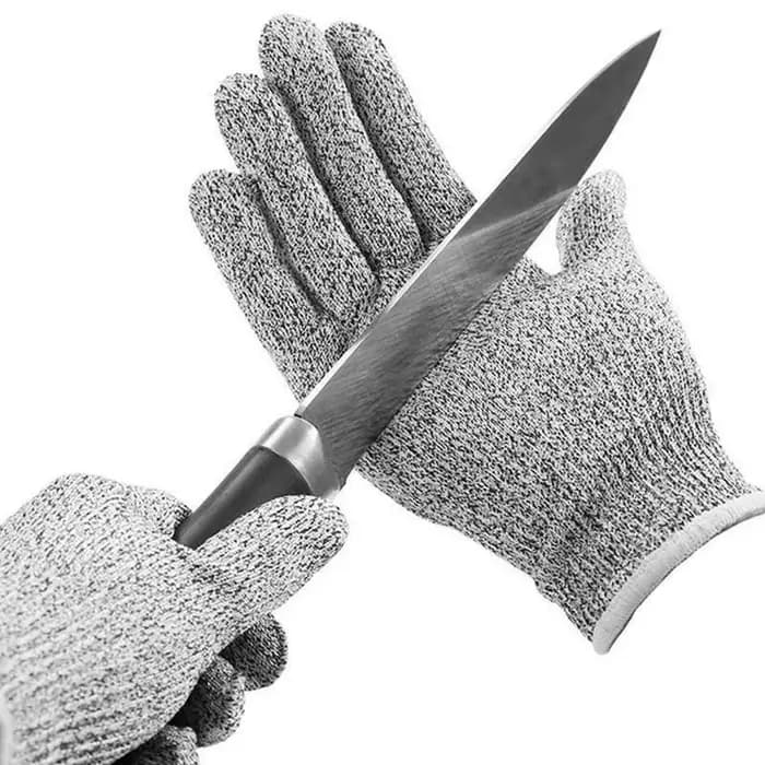 HPPE niveau 5 gants de sécurité résistants aux coupures Anti-coupure gris