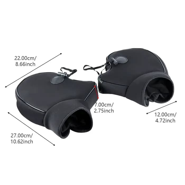 Gants de moto moto Scooter épais chaud guidon manchon poignée barre manchon étanche équitation gants d'hiver