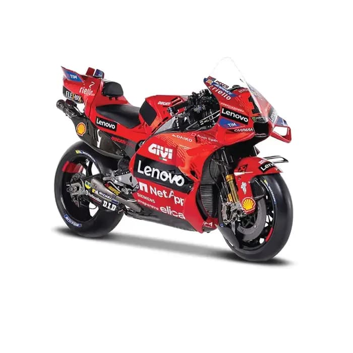 Nouveau en Stock Maisto 1:18 Ducati Lenovo Team 2024 série Champion Version Misano livrée alliage Miniature