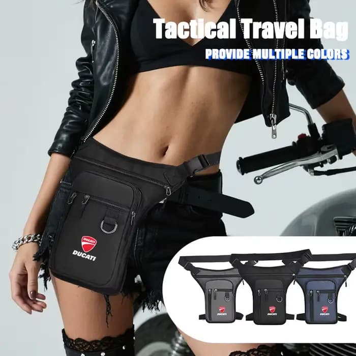 Pour Ducati Monster Panigale Diavel Superleggera V4 V2 nouveau sac de jambe de moto Fanny Pack ceinture Bum sacs mâle
