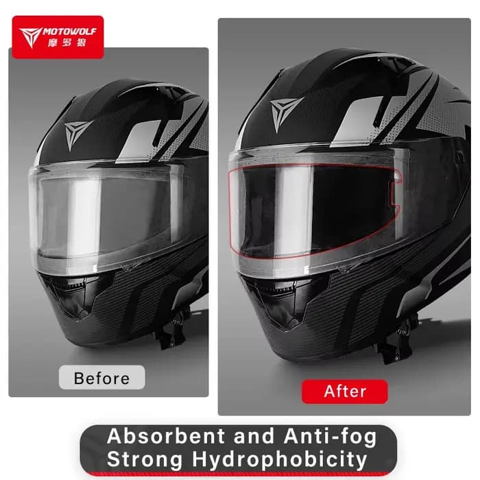 MOTOWOLF – bouclier universel pour casque de moto