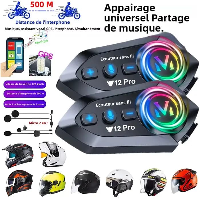 Interphone musical double Bluetooth 5.4