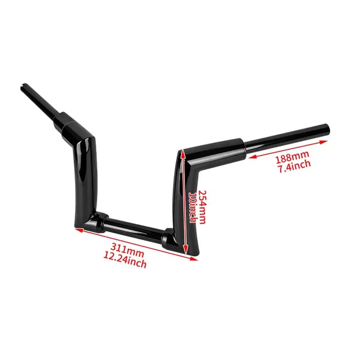 Guidon de moto 10 pouces pour Softail 1995-2024