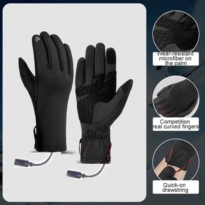 Gants chauffants d'hiver pour femmes