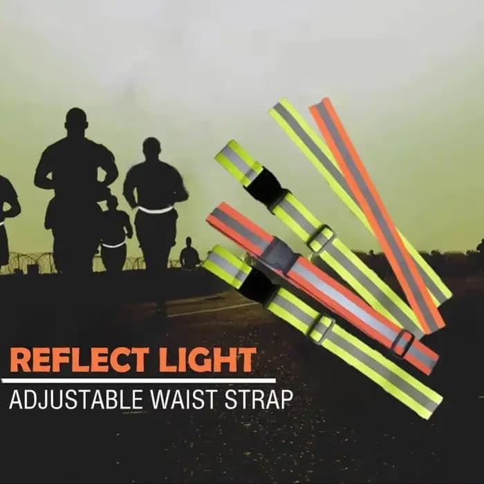 Ceinture réfléchissante de sécurité élastique réglable