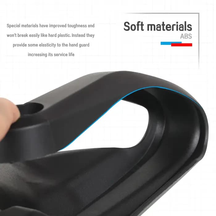 Protège-mains de guidon de moto avec logo