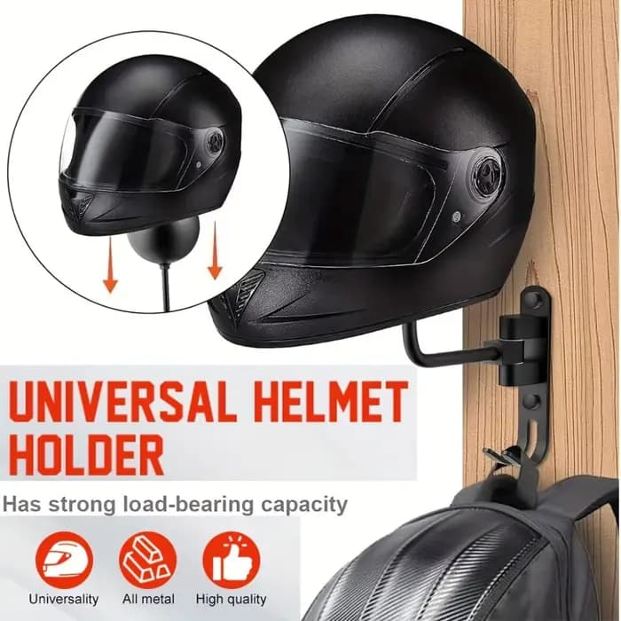 Multifonctionnel Porte-casque Rotatif à 180° Casque de moto Accessoires