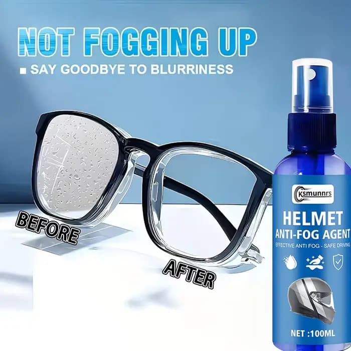 Spray anti-buée pour casque de moto 100 ml