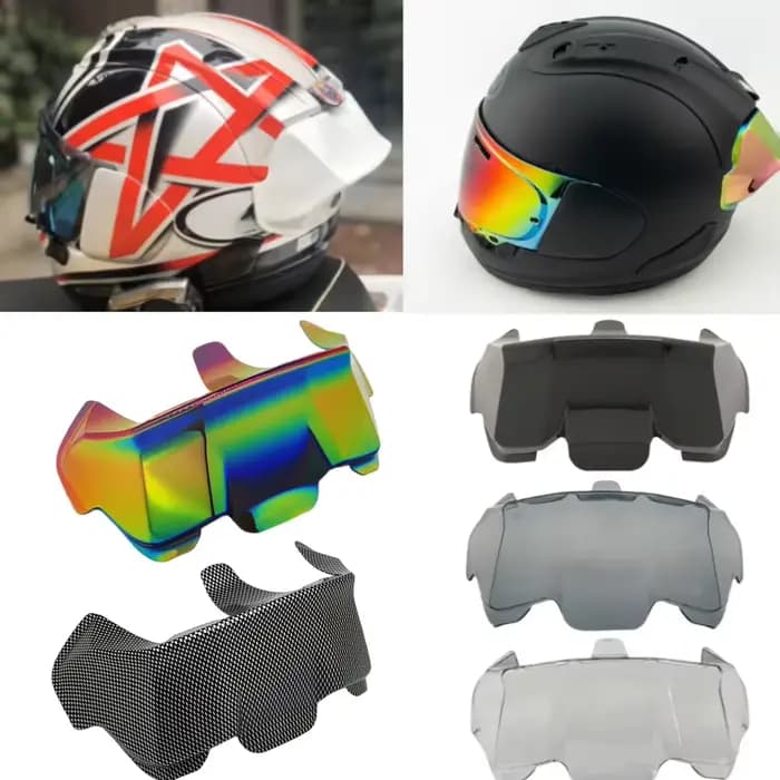 Becquet de casque de moto ABS