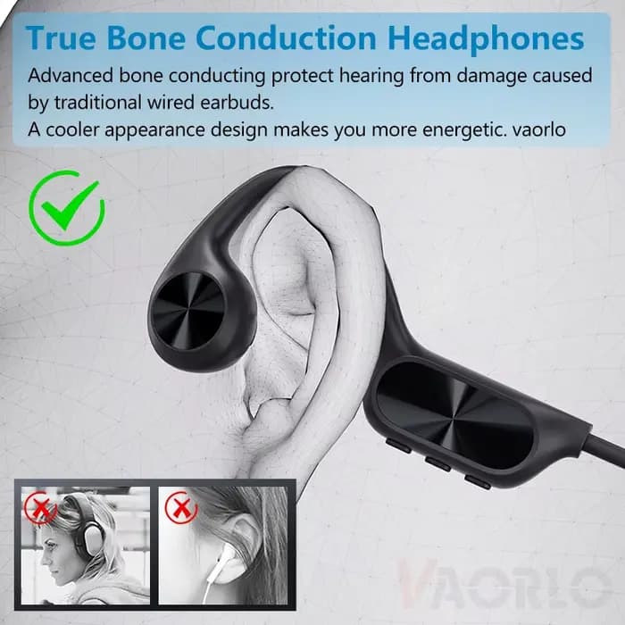 Sophia-Téléphone de sauna sans fil à conduction, casque de natation étanche IPX8, écouteur de sport Bluetooth 5.4, 32 Go de RAM, lecteur MP3, musique HIFI
