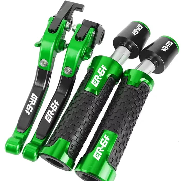 ER 6F accessoires de moto levier d'embrayage de frein poignées de guidon pour KAWASAKI ER6F