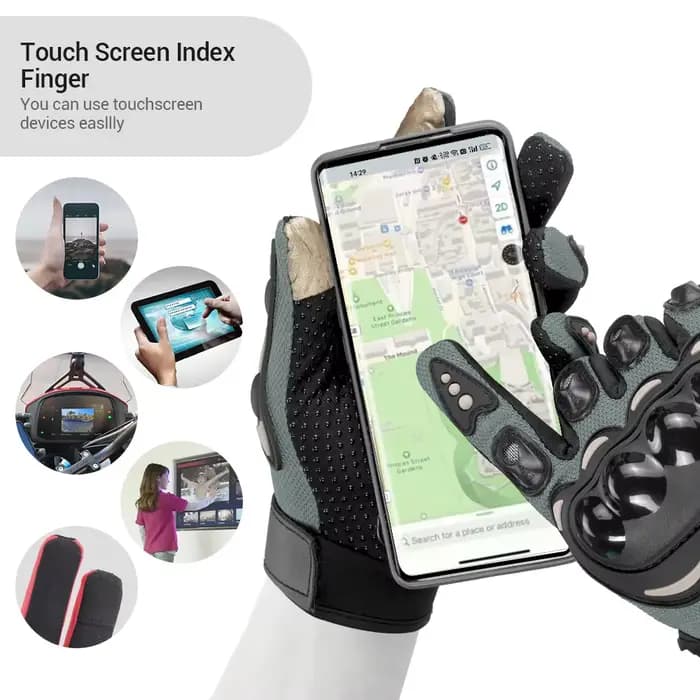 Nouveaux gants de moto d'été pour hommes et femmes