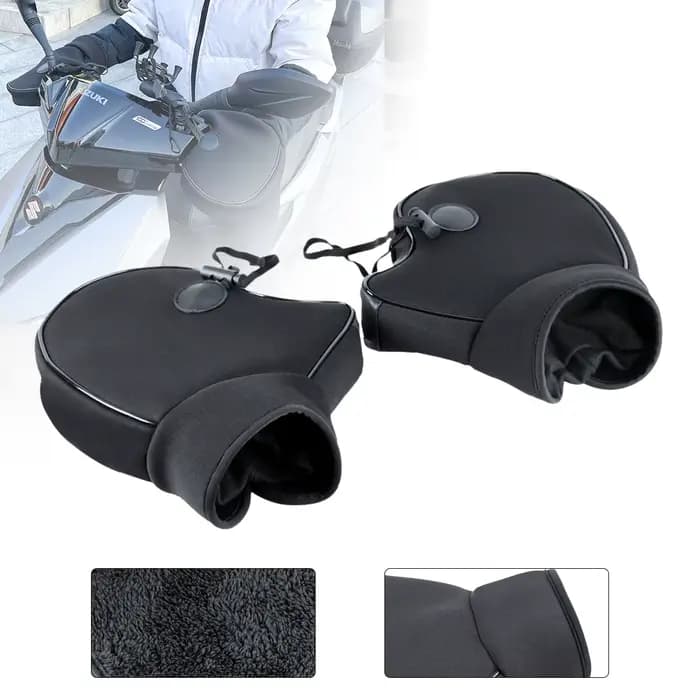 Gants de moto moto Scooter épais chaud guidon manchon poignée barre manchon étanche équitation gants d'hiver