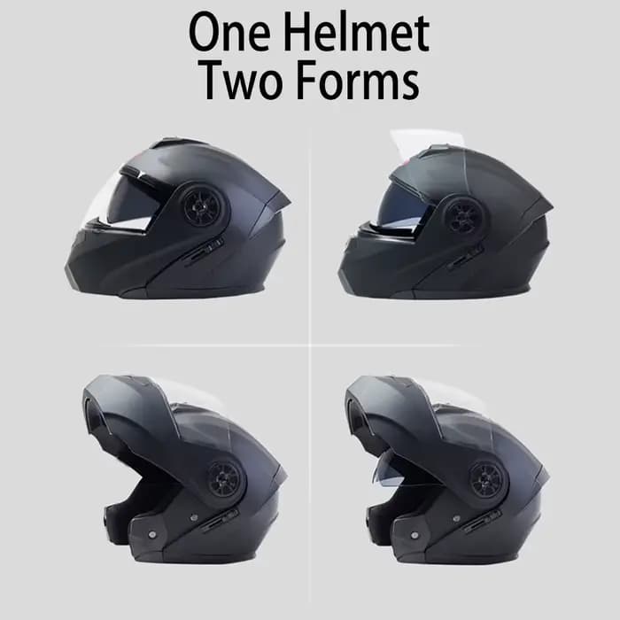 Casque intégral de Moto Bluetooth pour hommes et femmes