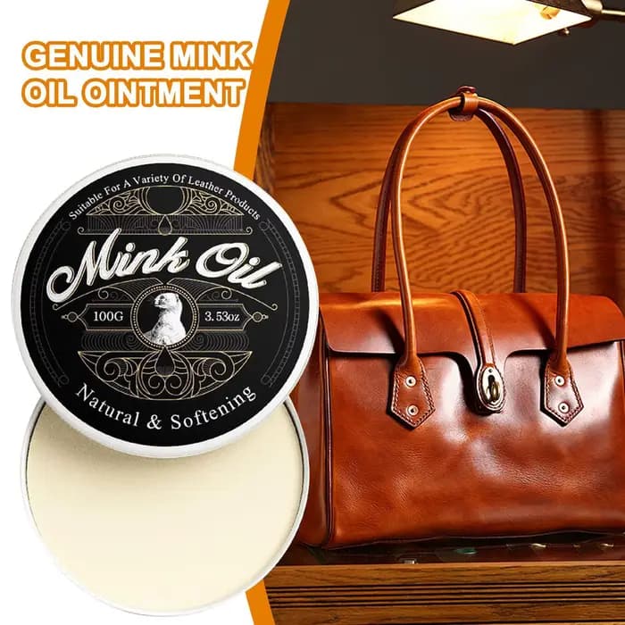 Huile de vison 100g pour bottes en cuir