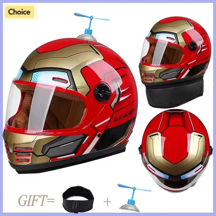 Kdis Spider casque de Moto intégral longue visière course
