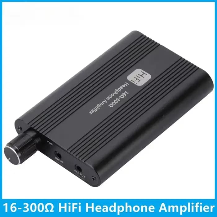 Amplificateur de casque HiFi 16-300Ω, Mini amplificateur audio stéréo HiFi, amplificateur audio avec câble Jack 3.5mm pour lecteur de musique